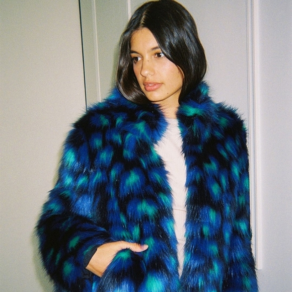 Free people x Unreal Fur Firefly Faux Fur Jacket - Picture 12 of 14